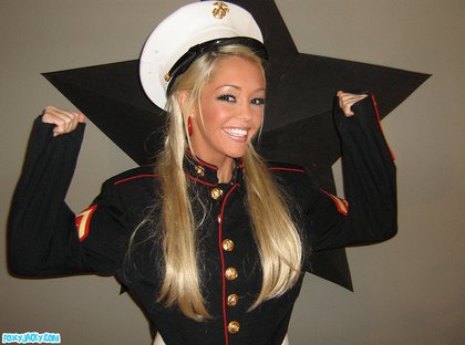 foxy jacky loves the us marine corps3