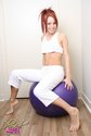 playful alice hot red head exercise ball1