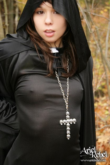 ariel rebel sexy perky nun