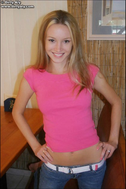 dirty aly hot blonde teen