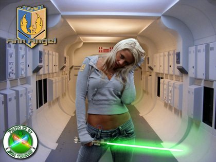 Jedi Ann Angel light saber