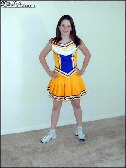 sweet devon sexy teen cheerleader
